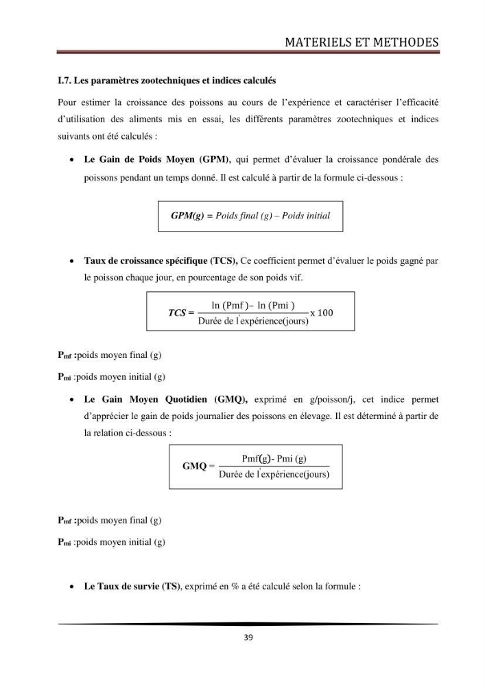 Valorisation de la culture des vers de farine dans l\'alimentation du Tilapia du Nil Oreochromis niloticus (Linnaeus, 1758°