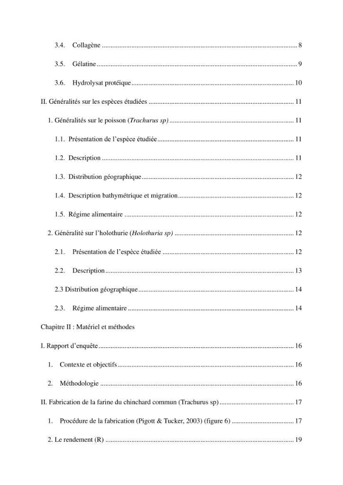 Contribution à l\'étude de la valorisation des coproduits des éspèces halieutique de la pêcherie algérienne: