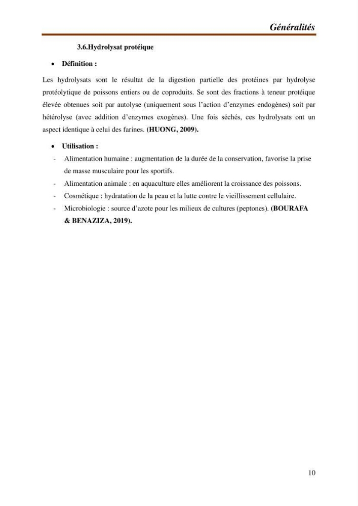 Contribution à l\'étude de la valorisation des coproduits des éspèces halieutique de la pêcherie algérienne: