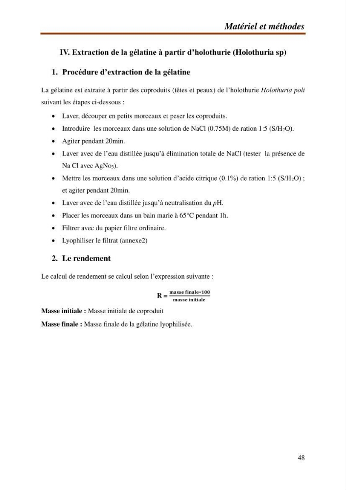 Contribution à l\'étude de la valorisation des coproduits des éspèces halieutique de la pêcherie algérienne: