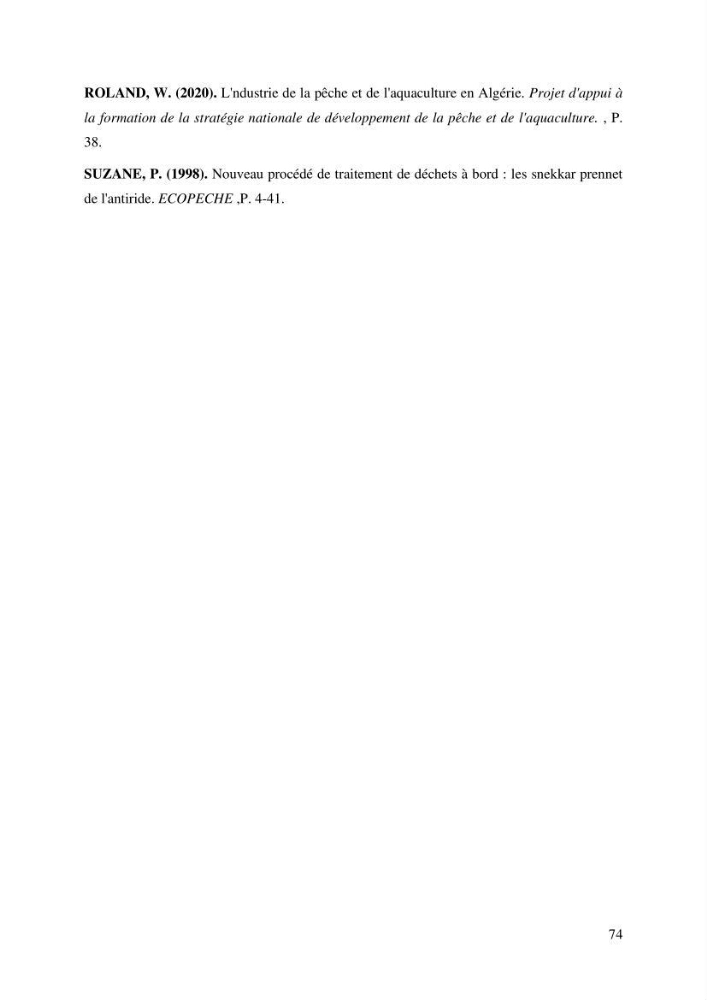 Contribution à l\'étude de la valorisation des coproduits des éspèces halieutique de la pêcherie algérienne: