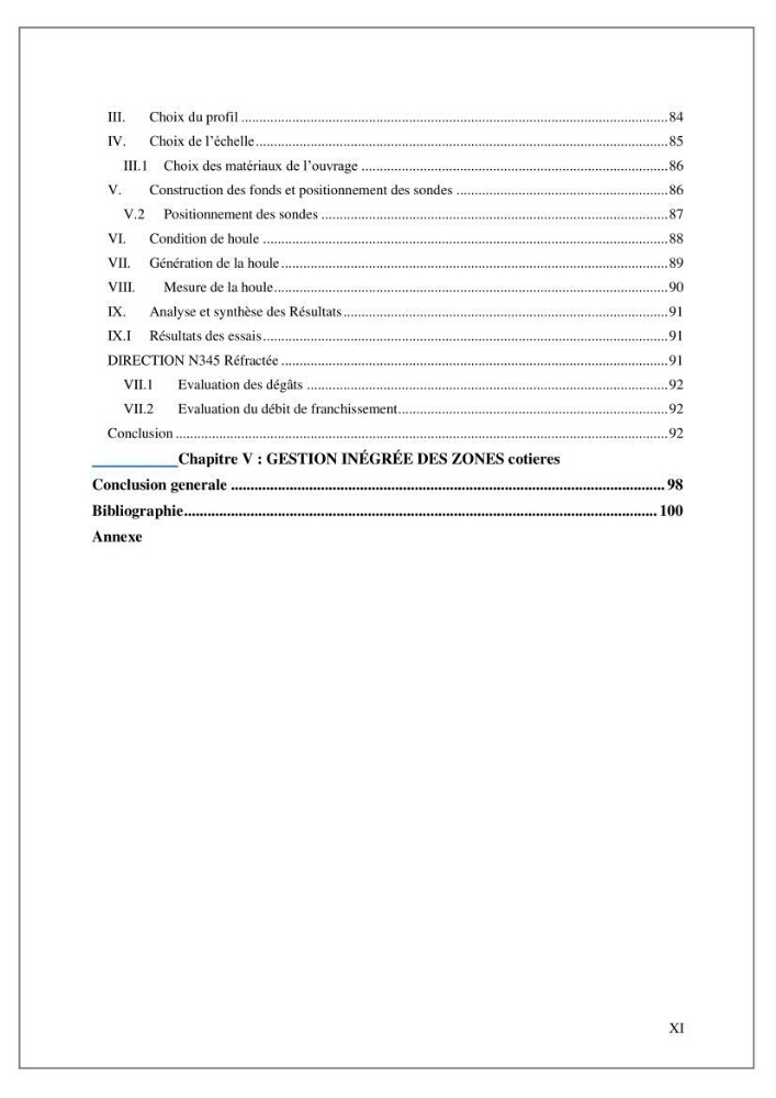 Etude de protection et d\'aménagement de la zone de Verte Rive-Bordj El Kiffan