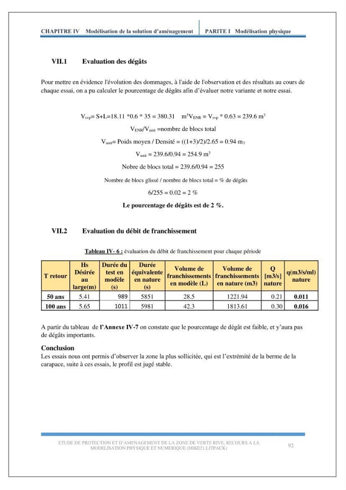 Etude de protection et d\'aménagement de la zone de Verte Rive-Bordj El Kiffan