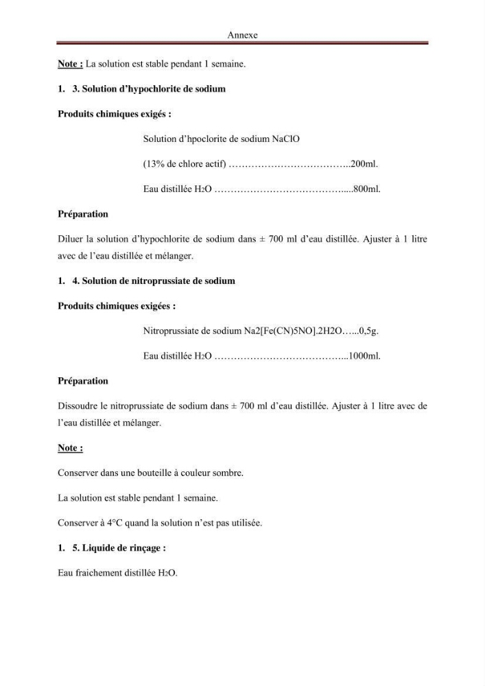 Analyse des sels nuritifs dans le port de Sidi-Fredj