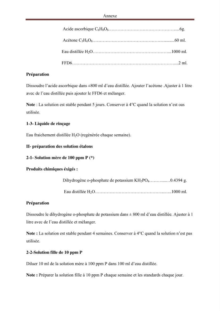 Analyse des sels nuritifs dans le port de Sidi-Fredj