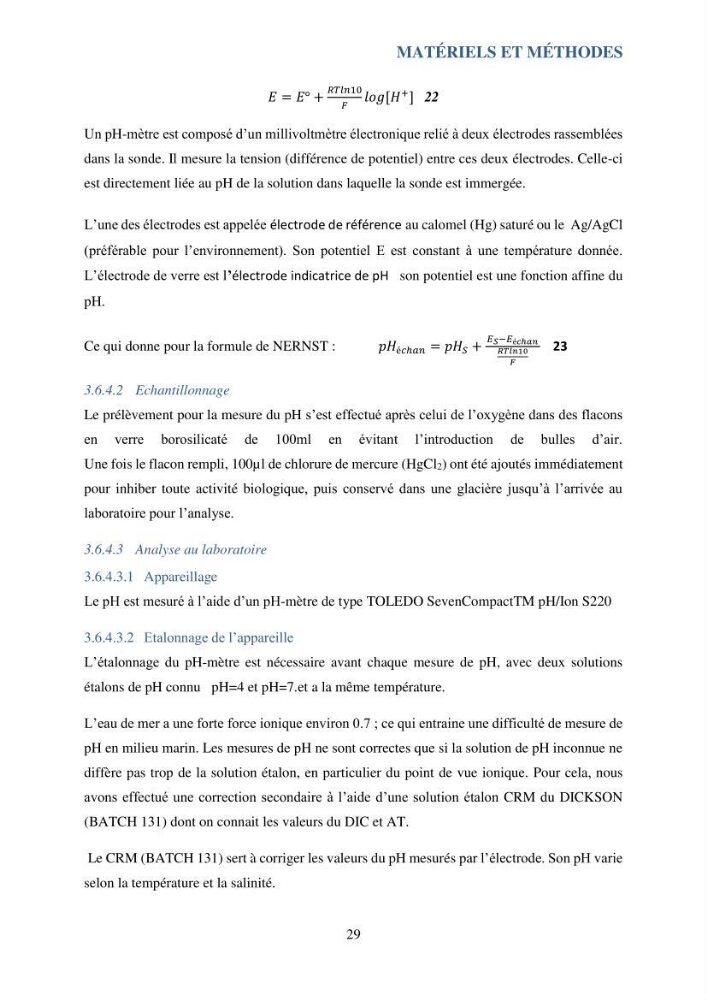 Contribution à l’étude du cycle annuel des flux air-mer en CO2 et à l’évaluation de l’état d’eutrophisation de la baie de Bou Ismail
