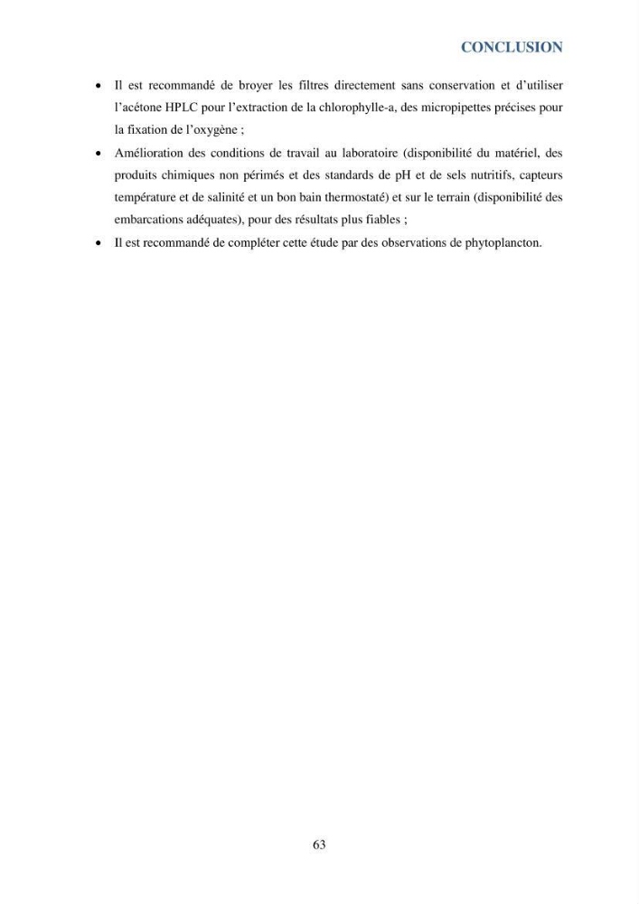 Contribution à l’étude du cycle annuel des flux air-mer en CO2 et à l’évaluation de l’état d’eutrophisation de la baie de Bou Ismail