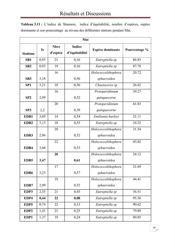 Contribution à l\'étude du phytoplancton nocif dans des zones confinées de la région d\'Alger( port et plage d\'Eldjamila,port et plage de Sidi fredj