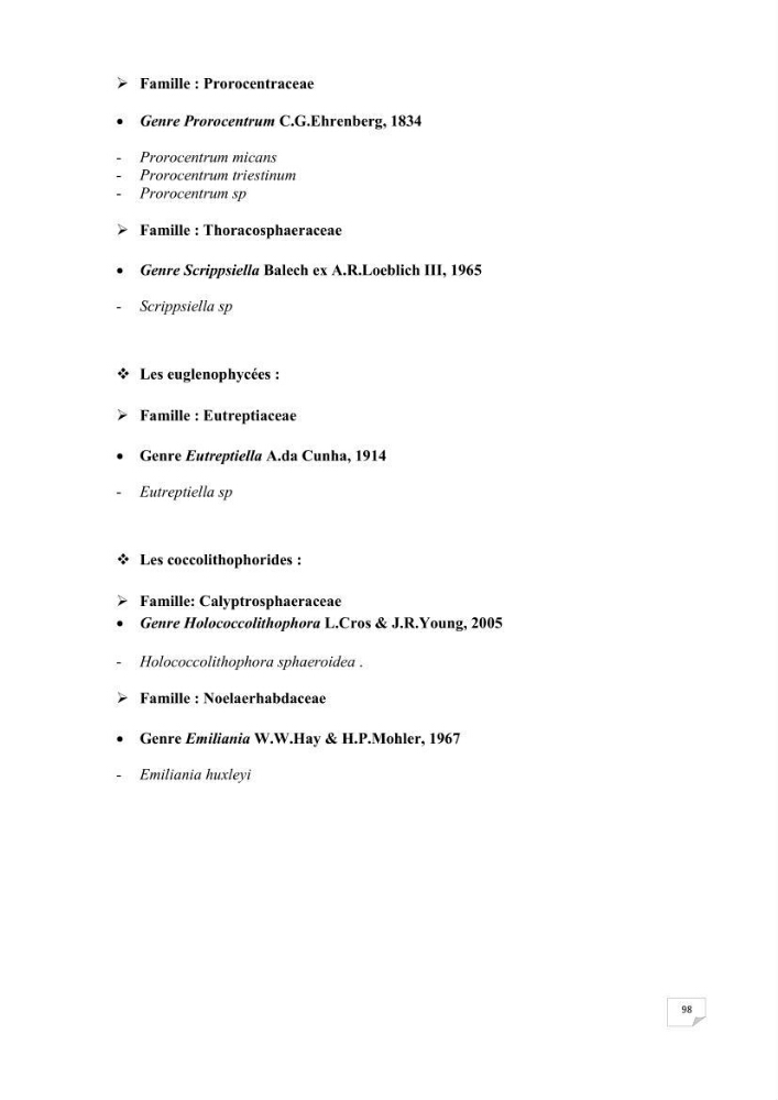 Contribution à l\'étude du phytoplancton nocif dans des zones confinées de la région d\'Alger( port et plage d\'Eldjamila,port et plage de Sidi fredj