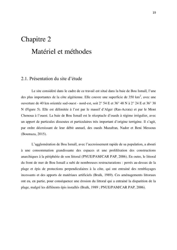 La mise en place d\'un réseau de surveillance de l\'herbier à posidonia oceanica de Boui-Ismail