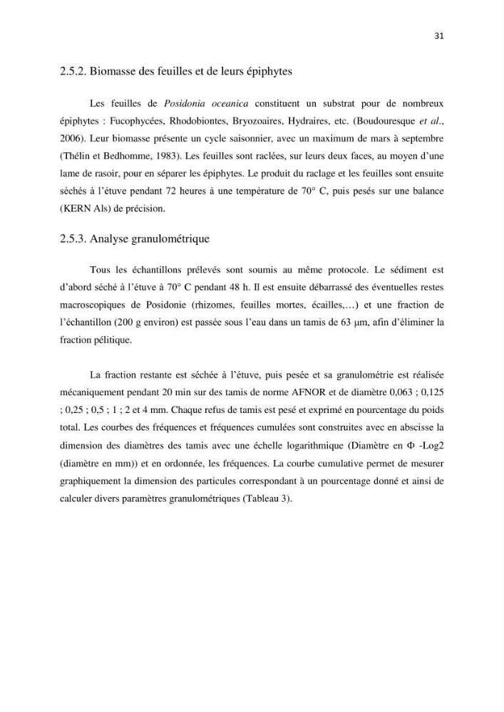 La mise en place d\'un réseau de surveillance de l\'herbier à posidonia oceanica de Boui-Ismail