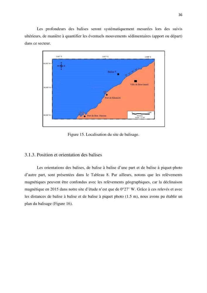 La mise en place d\'un réseau de surveillance de l\'herbier à posidonia oceanica de Boui-Ismail