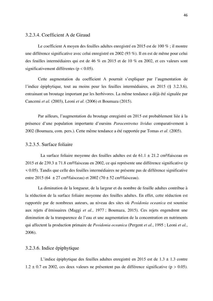 La mise en place d\'un réseau de surveillance de l\'herbier à posidonia oceanica de Boui-Ismail