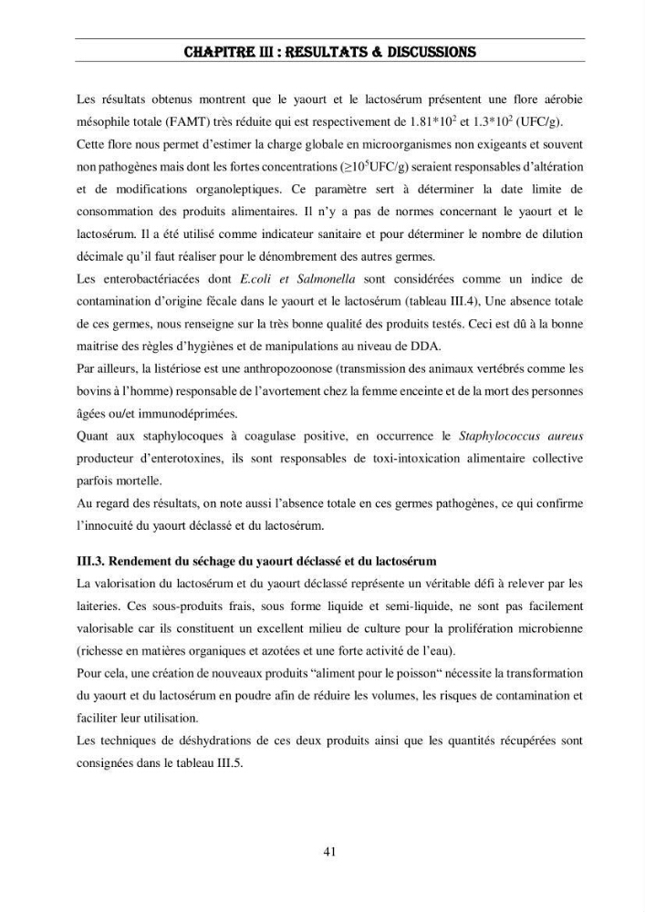 Valorisation des sous-produits de l\'industrie laitières (DANONE) en vue de la fabrication d\'un aliment aquacole: