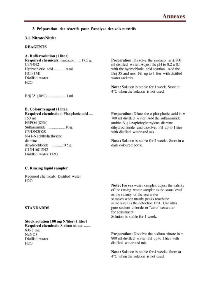Suivi des paramètres physico-chimiques et des sels nutritifs dans la côte Algéroise