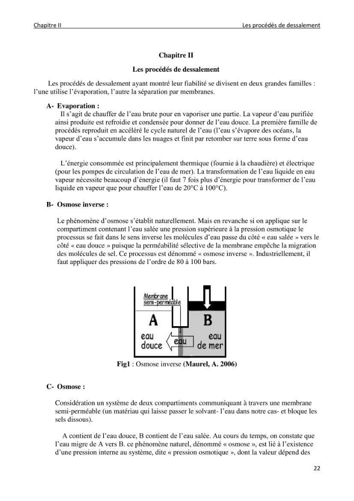 Impact des rejets de dessalement sur la qualité des eaux de mer ( cas des trois stations: cap djenat, El hamma, Fouka