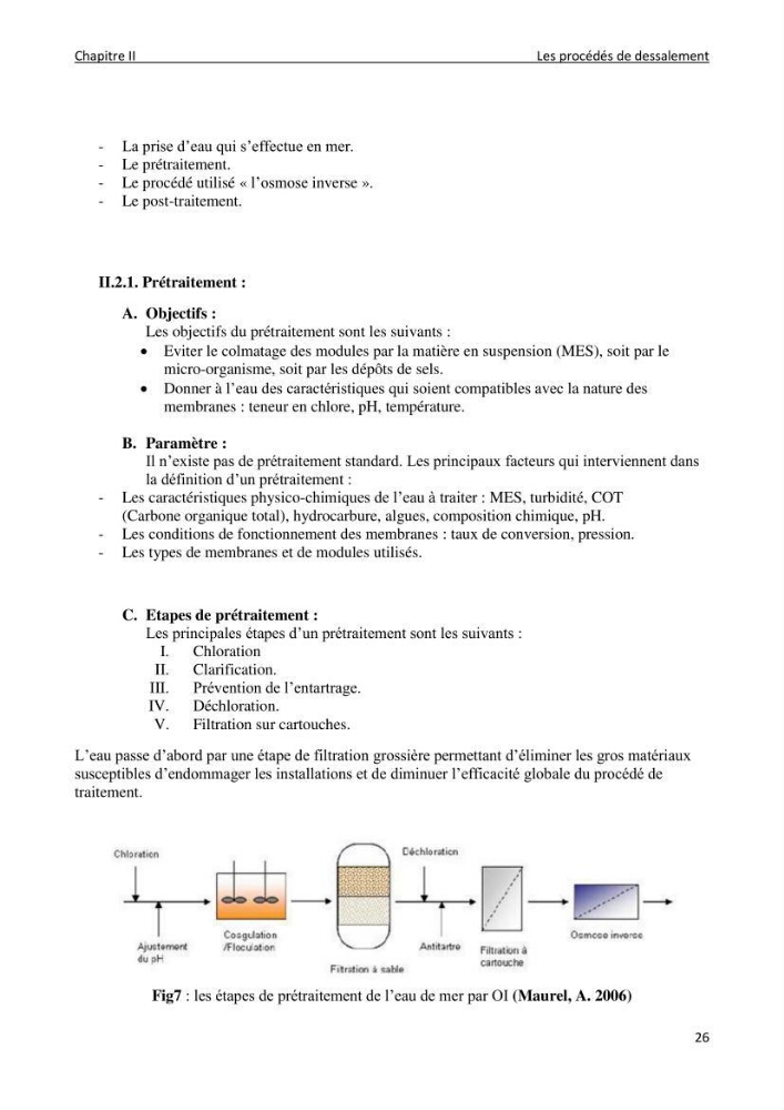 Impact des rejets de dessalement sur la qualité des eaux de mer ( cas des trois stations: cap djenat, El hamma, Fouka