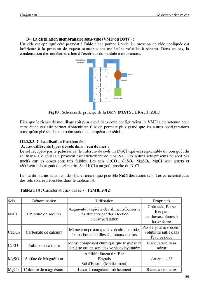 Impact des rejets de dessalement sur la qualité des eaux de mer ( cas des trois stations: cap djenat, El hamma, Fouka