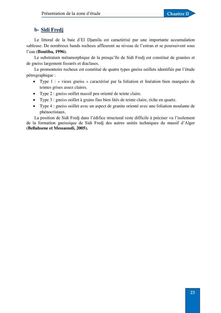 Contribution à la connaissance de la morphologie et de la dynamique sédimentaire du littoral centre de l\'Algèrie