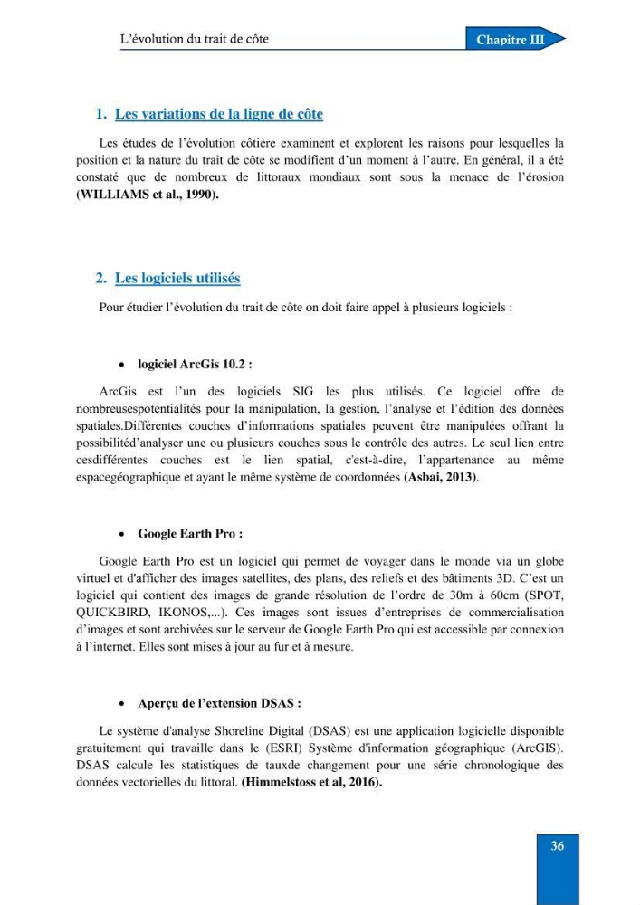 Contribution à la connaissance de la morphologie et de la dynamique sédimentaire du littoral centre de l\'Algèrie
