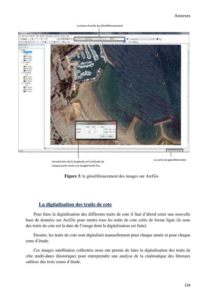 Contribution à la connaissance de la morphologie et de la dynamique sédimentaire du littoral centre de l\'Algèrie