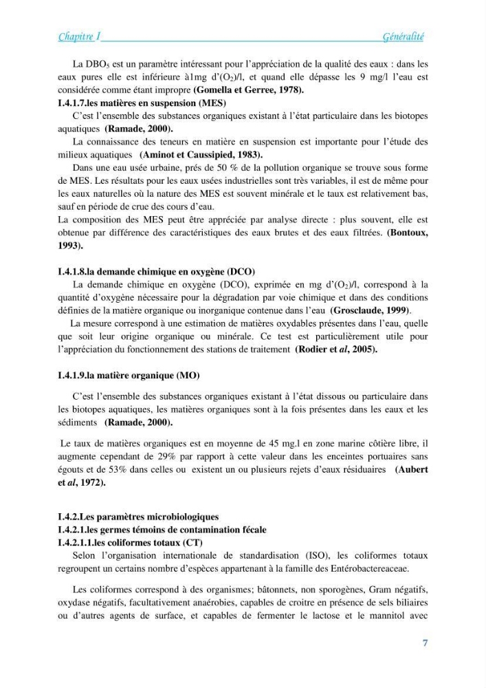 Détermination de l\'influence du rejet des eaux usées épurées par la STEP de Tipaza sur les caractéristiques physico-chimiques et bactériologiques des eaux de mer, cas de la plage de Chenoua