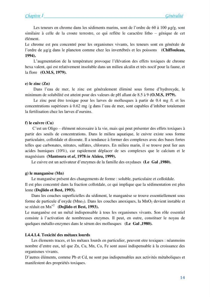 Détermination de l\'influence du rejet des eaux usées épurées par la STEP de Tipaza sur les caractéristiques physico-chimiques et bactériologiques des eaux de mer, cas de la plage de Chenoua