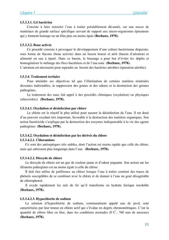 Détermination de l\'influence du rejet des eaux usées épurées par la STEP de Tipaza sur les caractéristiques physico-chimiques et bactériologiques des eaux de mer, cas de la plage de Chenoua
