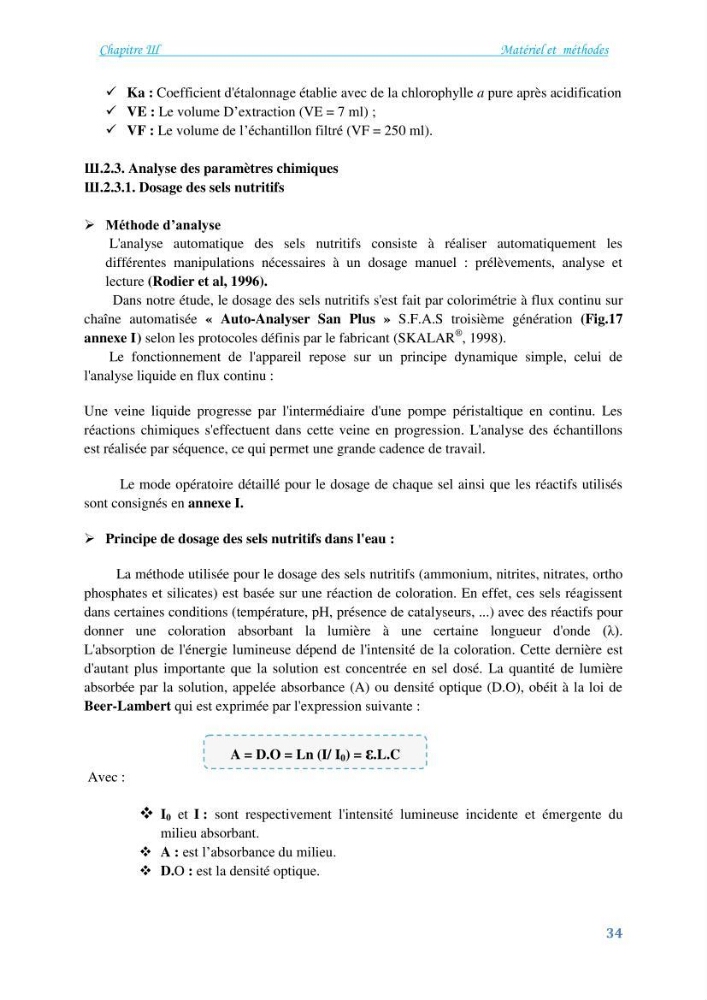 Détermination de l\'influence du rejet des eaux usées épurées par la STEP de Tipaza sur les caractéristiques physico-chimiques et bactériologiques des eaux de mer, cas de la plage de Chenoua