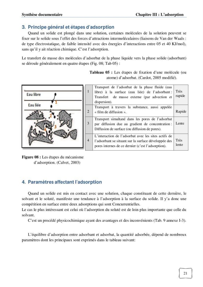 Les paramètres influençant la rétention des métaux lourds dans l\'eau sur une bentonite naturelle Algérienne