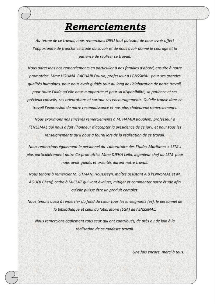 Morphodynamique et modélisation hydro-sédimentaire des plages du littoral centre Algérois « cas de la frange côtière Bordj El Kiffan »