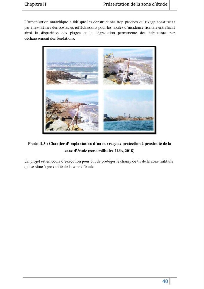Morphodynamique et modélisation hydro-sédimentaire des plages du littoral centre Algérois « cas de la frange côtière Bordj El Kiffan »