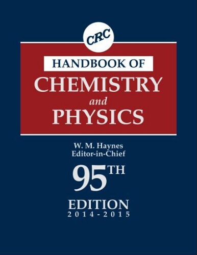CRC handbook of chemistry and physics CRC handbook of chemistry and physics