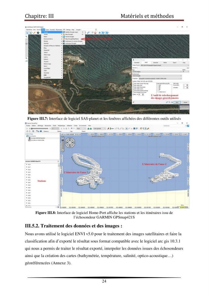 Développement des cartes bathymétriques côtières en combinant l\'imagerie satellitaire et la mesure par échosondeur
