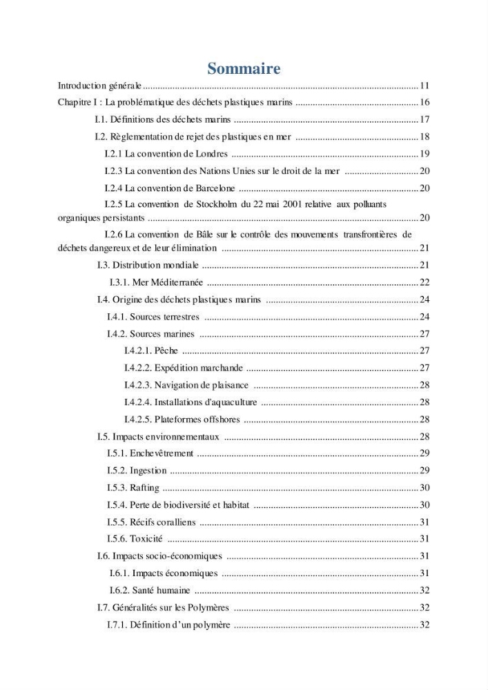 Etude de l\'évaluation quantitative et qualitative des microplastiques sur les côtes algériennes