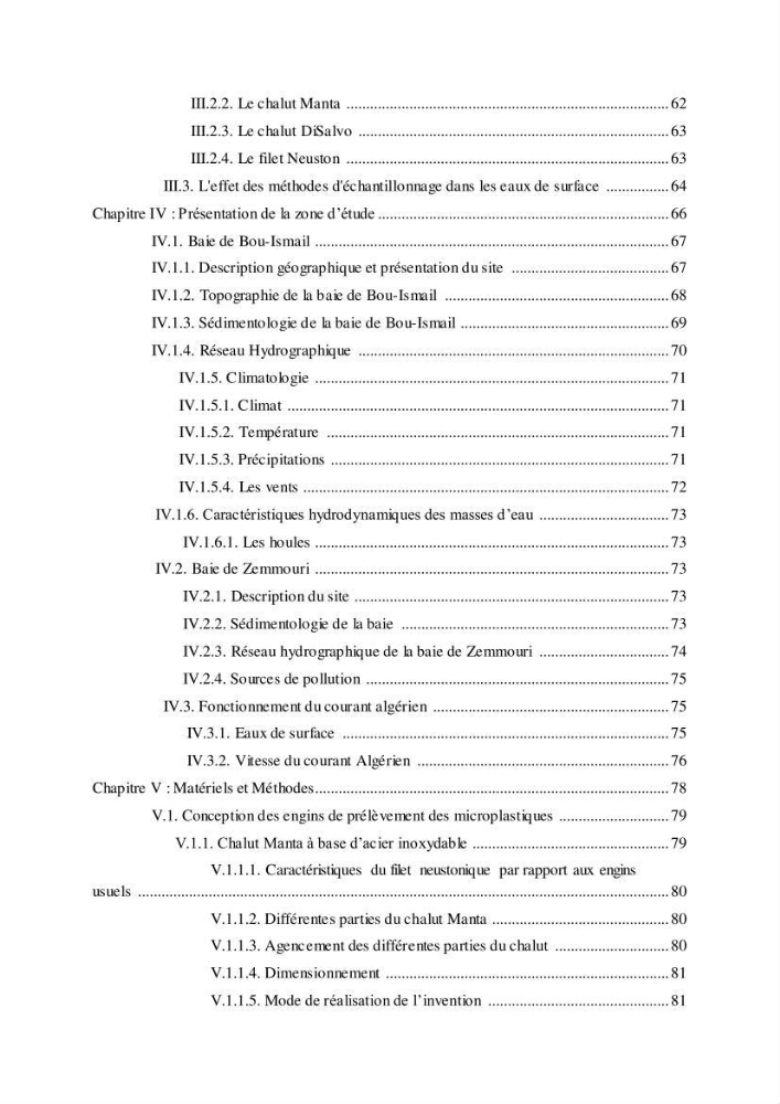 Etude de l\'évaluation quantitative et qualitative des microplastiques sur les côtes algériennes