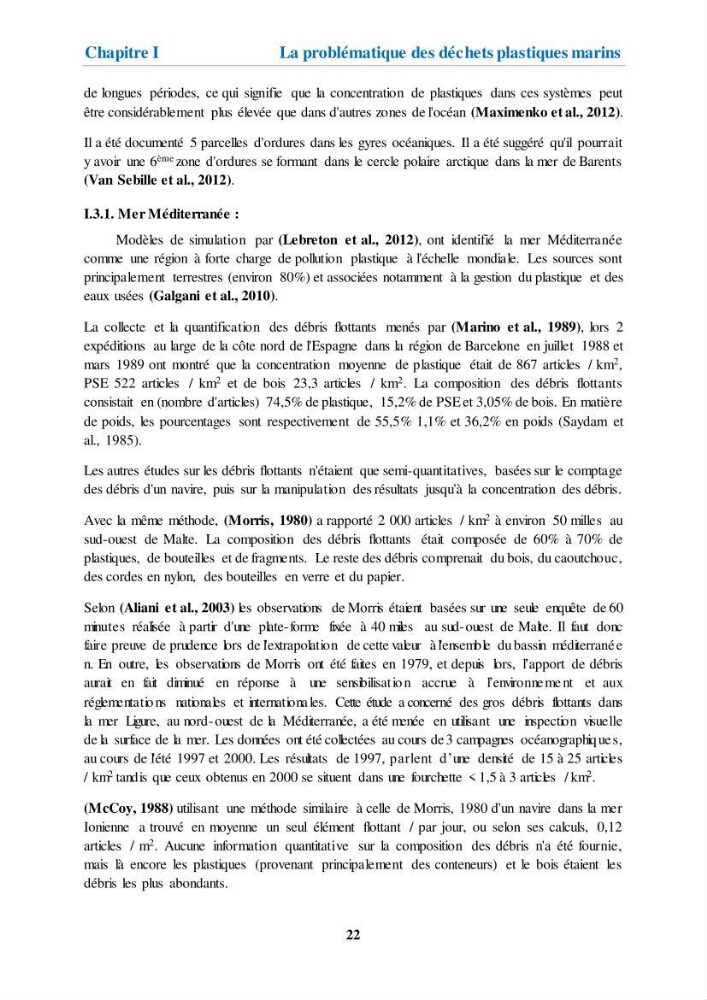 Etude de l\'évaluation quantitative et qualitative des microplastiques sur les côtes algériennes