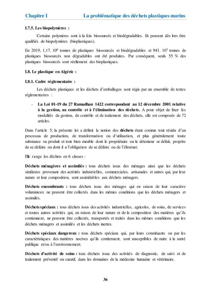 Etude de l\'évaluation quantitative et qualitative des microplastiques sur les côtes algériennes