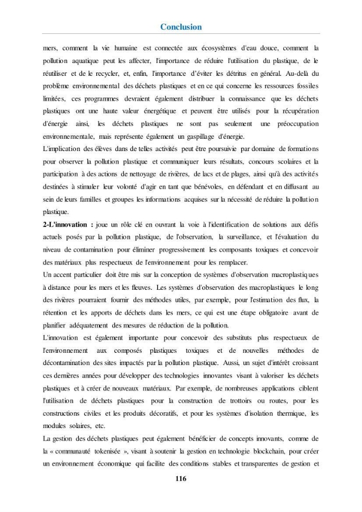 Etude de l\'évaluation quantitative et qualitative des microplastiques sur les côtes algériennes