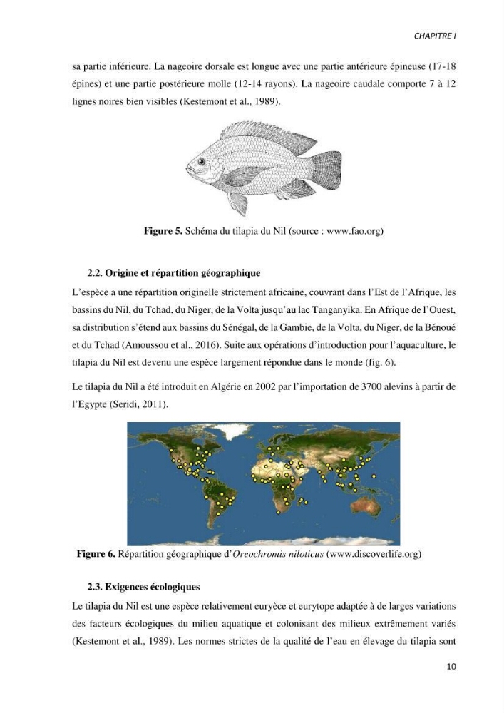 Effet de l’élevage en système biofloc sur les performances zootechniques et physiologiques du Tilapia « Oreochromis niloticus »