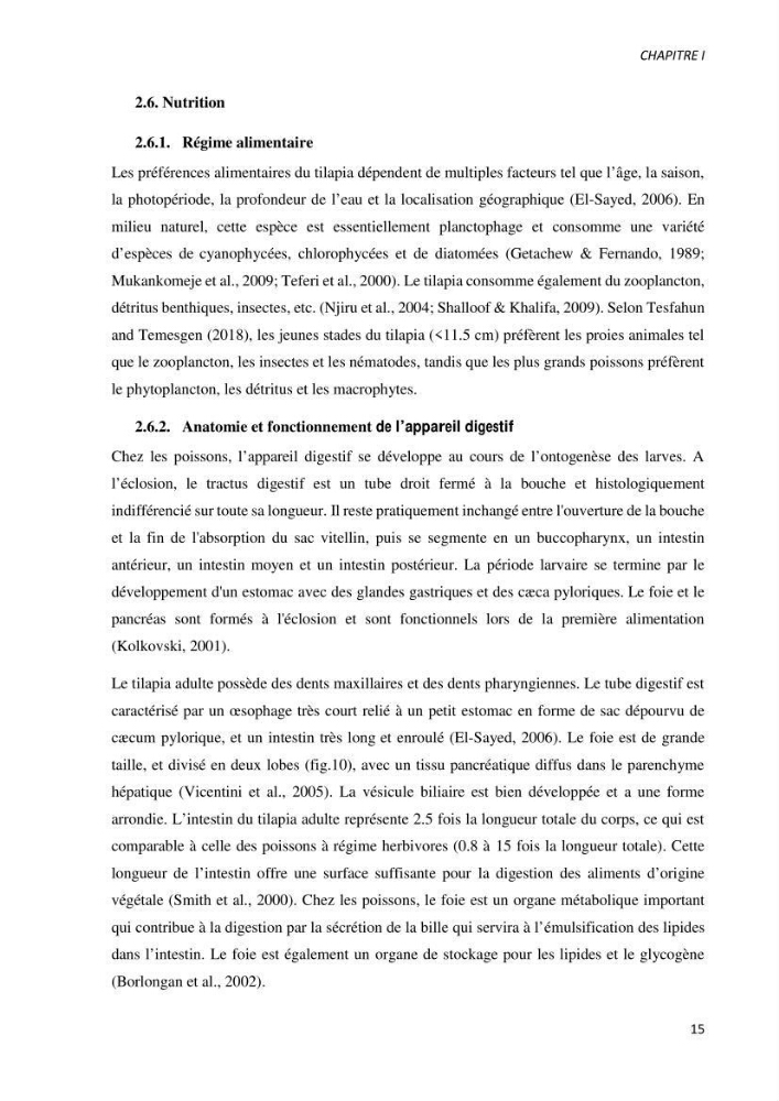 Effet de l’élevage en système biofloc sur les performances zootechniques et physiologiques du Tilapia « Oreochromis niloticus »