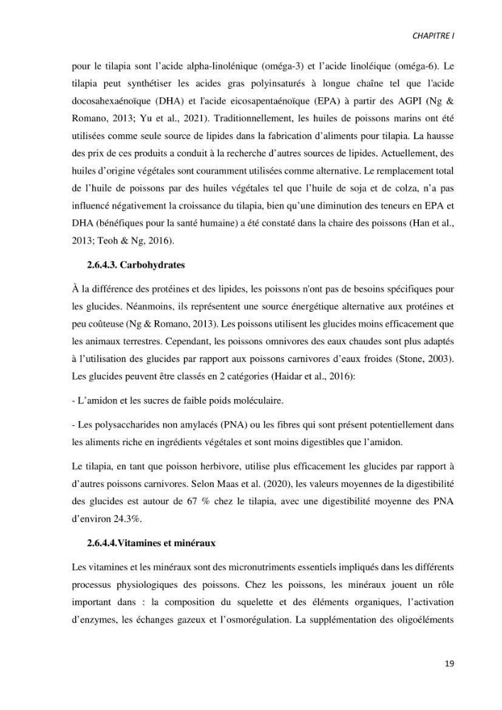Effet de l’élevage en système biofloc sur les performances zootechniques et physiologiques du Tilapia « Oreochromis niloticus »