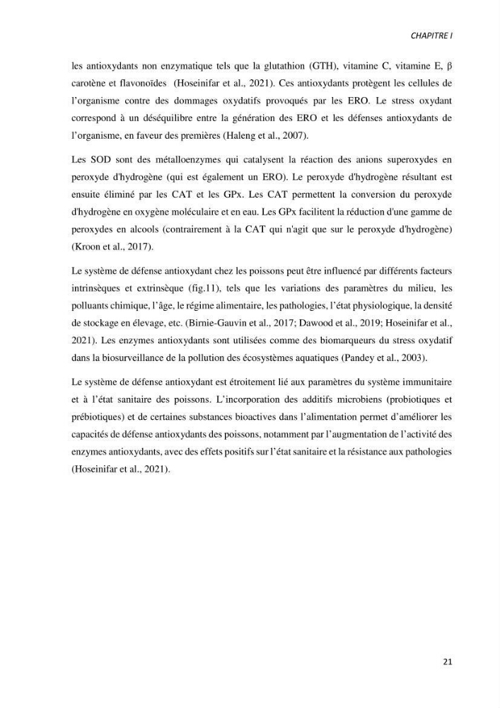 Effet de l’élevage en système biofloc sur les performances zootechniques et physiologiques du Tilapia « Oreochromis niloticus »