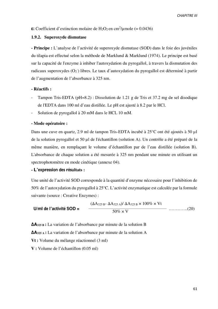 Effet de l’élevage en système biofloc sur les performances zootechniques et physiologiques du Tilapia « Oreochromis niloticus »