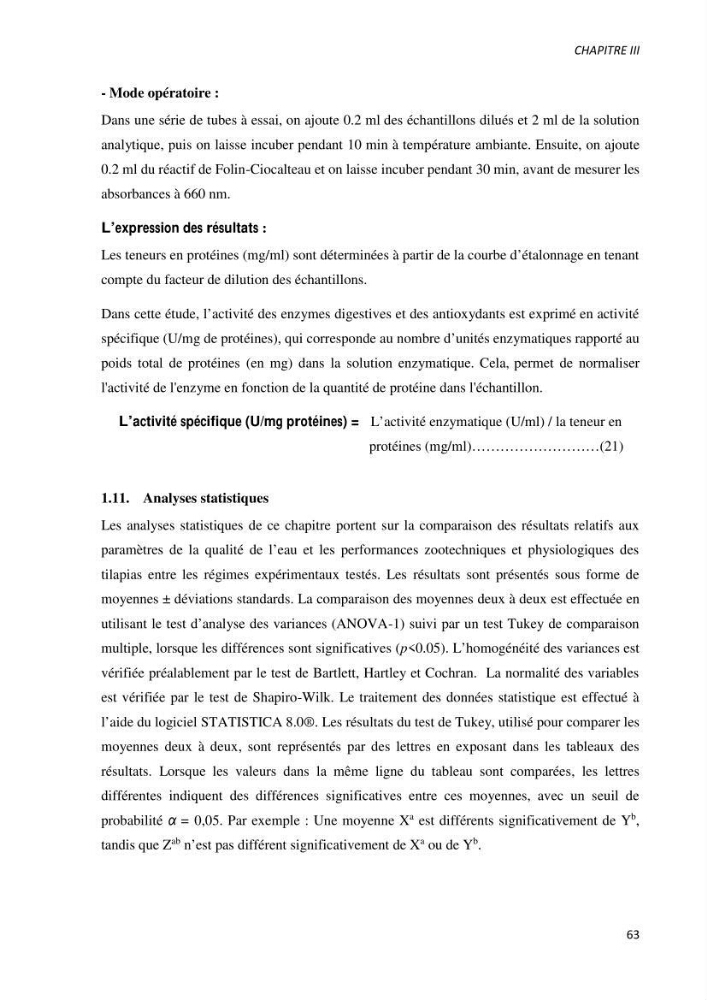 Effet de l’élevage en système biofloc sur les performances zootechniques et physiologiques du Tilapia « Oreochromis niloticus »