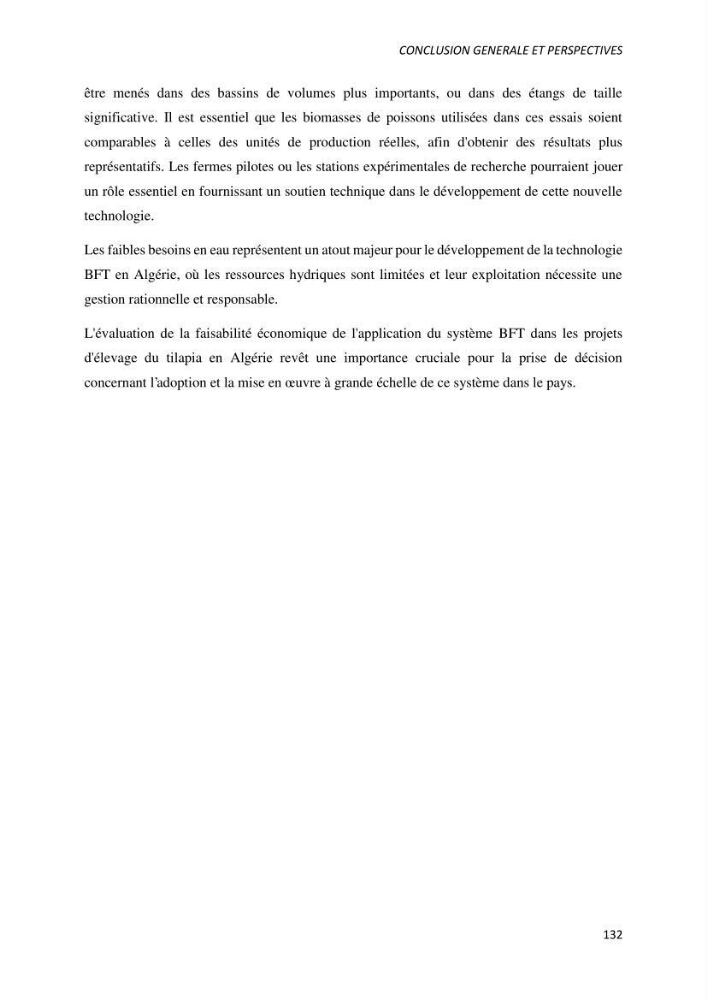 Effet de l’élevage en système biofloc sur les performances zootechniques et physiologiques du Tilapia « Oreochromis niloticus »