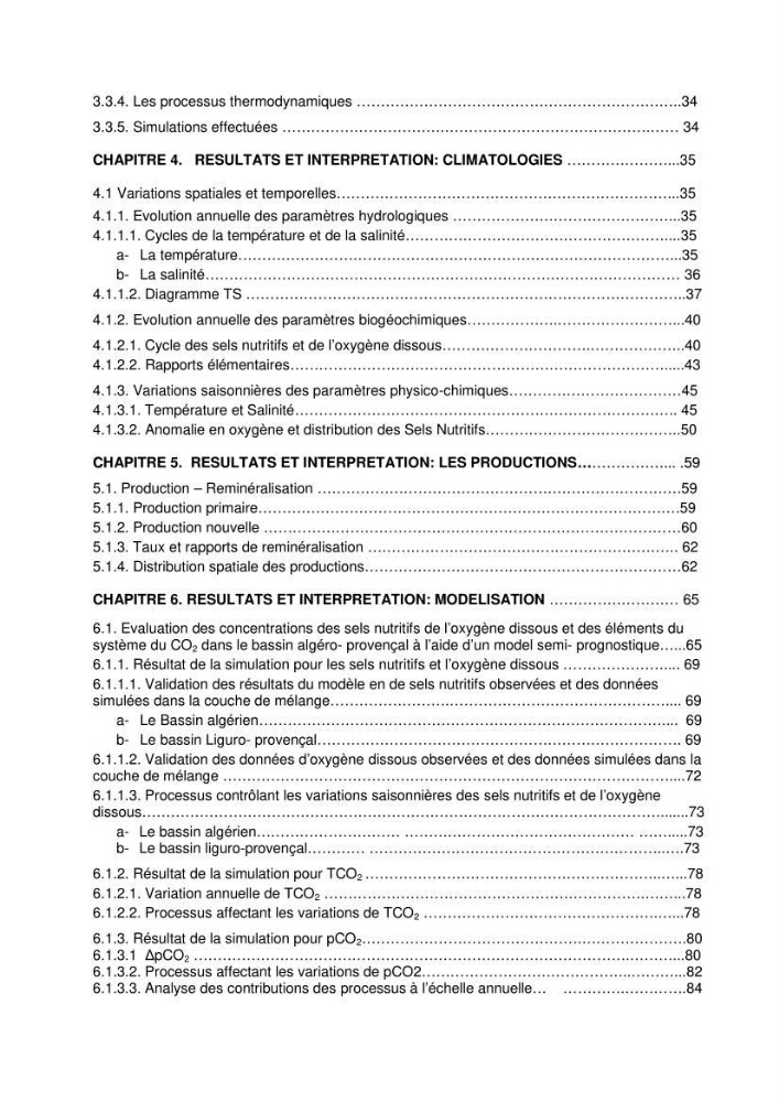 Etude du cycle biogéochimique du carbone dans le bassin algéro-provençal: