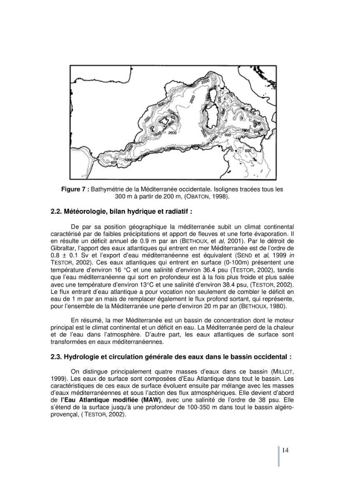 Etude du cycle biogéochimique du carbone dans le bassin algéro-provençal: