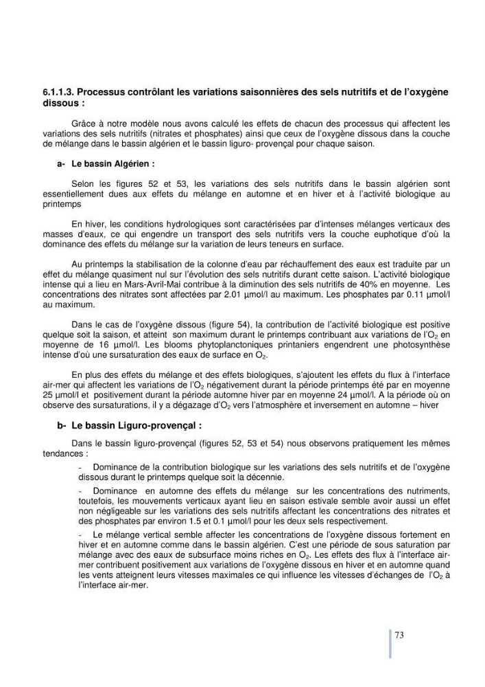 Etude du cycle biogéochimique du carbone dans le bassin algéro-provençal: