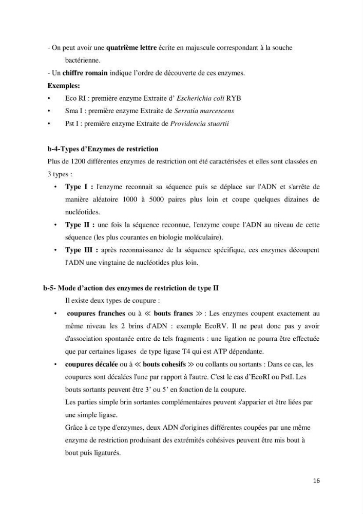 Biologie moléculaire et génie génétique 2: support de cours